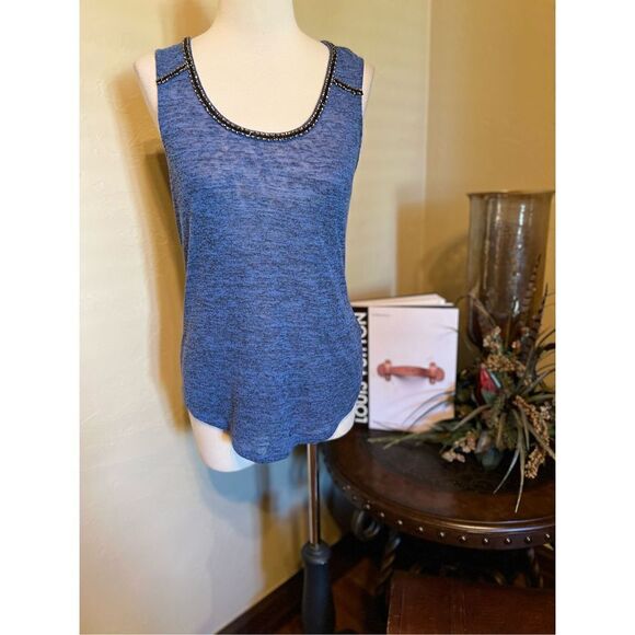 Juicy Couture Sleeveless, Embellished, Knit Shirt Size XSmall - Picture 1 of 4